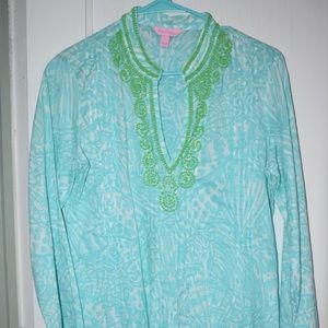 Lilly Pulitzer SARASOTA Beaded Tunic - Small